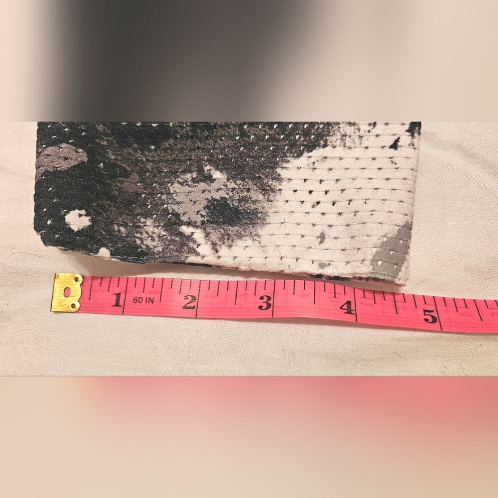 Bebe Sport Joggers Women Size L Black White Patterned Workout Lounger Pants Y2K - Picture 6 of 8